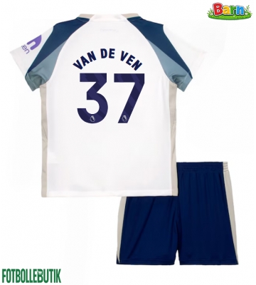 Tottenham Hotspur Micky van de Ven #37 Hemmaställ Barn 2025-26 Kortärmad (+ Korta byxor)